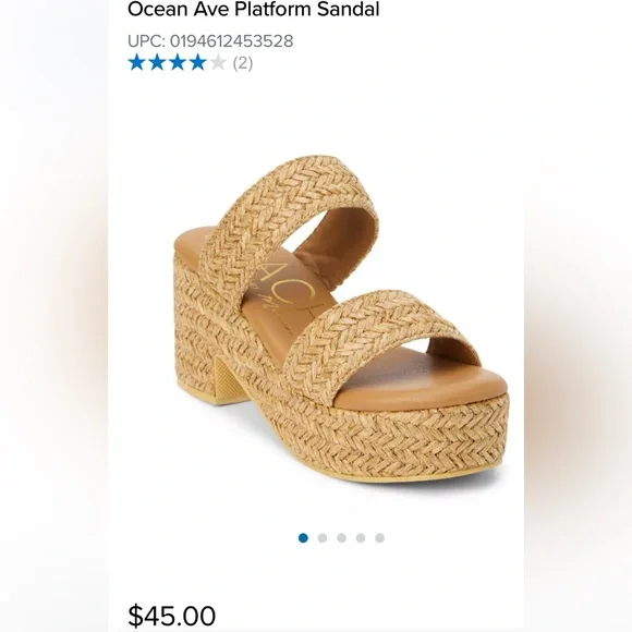 BEACH By Matisse Ocean Avenue style platform sandal. Chunky, Ravi’s, Size 7. - Picture 1 of 11